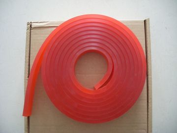 Κίνα Κόκκινο ελαστικό μάκτρο Silkscreen ελαστικότητας, 50 * 7 λεπίδες ελαστικών μάκτρων οθόνης μεταξιού μπουκαλιών προμηθευτής