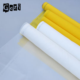Κίνα Άσπρο κίτρινο πλέγμα εκτύπωσης οθόνης πολυεστέρα, πλέγμα υφάσματος οθόνης μεταξιού σαφούς ύφανσης προμηθευτής