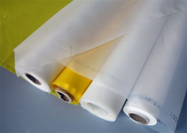 Κίνα Πλέγμα εκτύπωσης οθόνης πολυεστέρα σαφούς ύφανσης, άσπρο κίτρινο πλέγμα υφάσματος οθόνης προμηθευτής