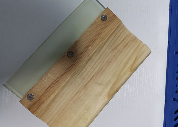 Ελαστικό μάκτρο εκτύπωσης οθόνης λαβών ξύλου πεύκων με 70 Durometer τη σαφή λεπίδα
