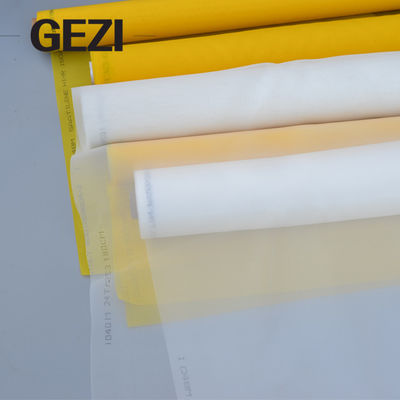 Κίνα Άσπρο/κίτρινο πλέγμα εκτύπωσης οθόνης αριθμού 10T-165T πλέγματος πουκάμισων πλέγματος κοστουμιών εκτύπωσης οθόνης προμηθευτής