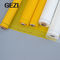 Εργοστασίων πλέγμα εκτύπωσης οθόνης μεταξιού πολυεστέρα τιμών 60-420 κίτρινο άσπρο για την υφαντική εκτύπωση οθόνης προμηθευτής